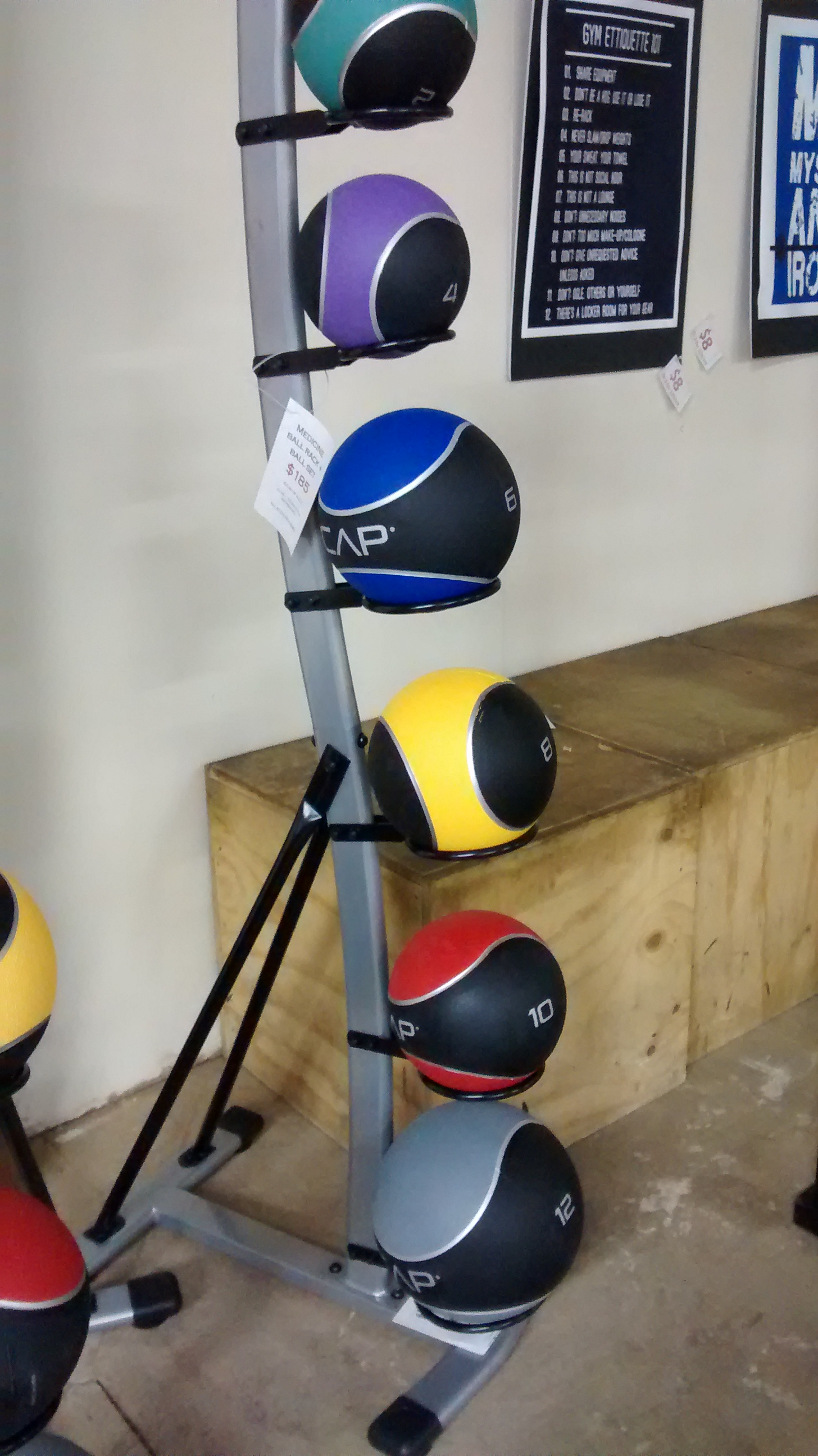 Medicine Rack w/ Ball Set